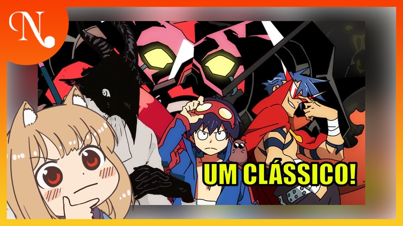 React GURREN LAGANN, JORNADA DO HERÓI E "RECONSTRUÇÃO" - Danael Fernandes