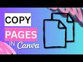 How to Copy Pages Between Canva Designs