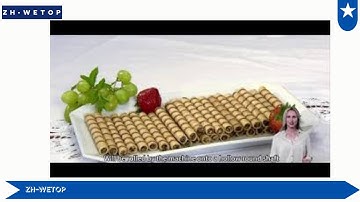 How wafer stick rolls are produced . Here let we see #wafer stick roll