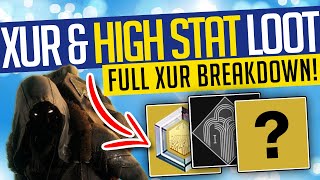 Destiny 2 | XUR & HIGH STAT LOOT! November 25th-28th | Inventory & Location! - Season of Plunder