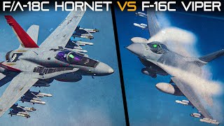 A Worthy Opponent | F/A-18C Hornet Vs F-16C Viper | Digital Combat Simulator | DCS |