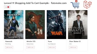 Laravel 11 Add Product to Shopping Cart Example Tutorial