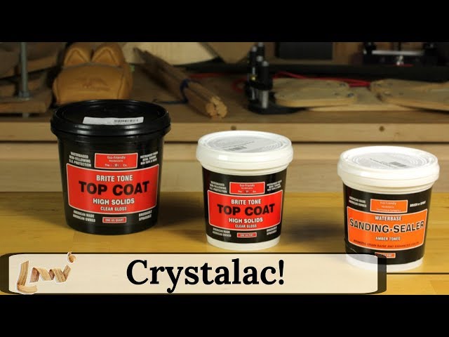 CrystaLac Brite Tone High Solids Polyurethane Instrument Finish 16 oz Pint  (Clear Satin) 