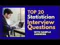 Top 20 statistician interview questions and answers for 2024