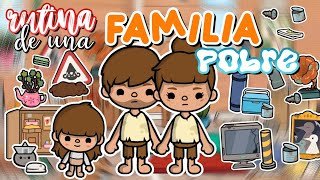 COMO SERIA LA RUTINA DE UNA FAMILIA POBRE?️tocaboca aesthetic rutina pobre TBC LAU✨