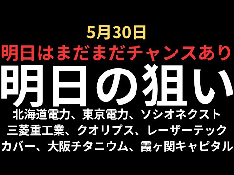 【大幅安も好機】チャートで見る明日の狙い｜ソシオネクスト、北海道電力、三菱重工業、東京電力、霞ヶ関キャピタル、クオリプス、カバー等