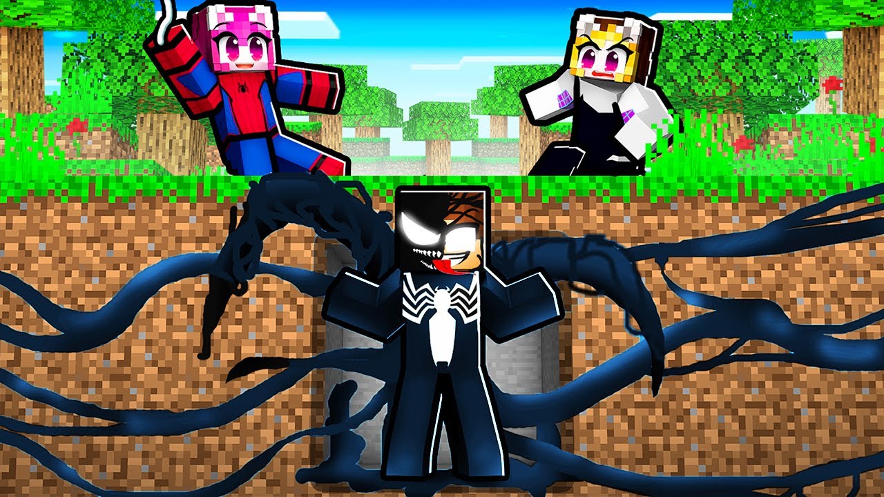 VANATORI SUPER-EROI *VS* SPEEDRUNER VENOM in Minecraft...