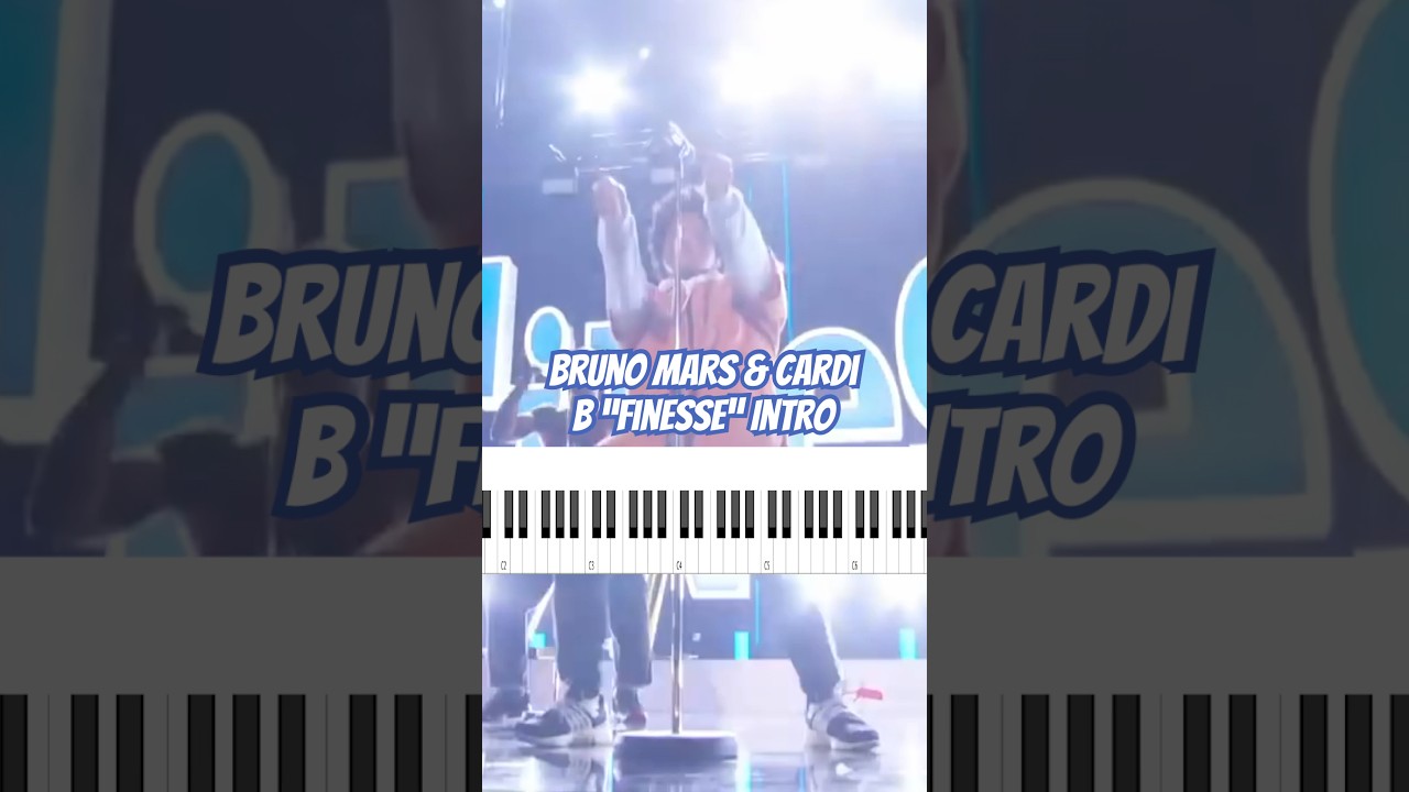 Watch Bruno Mars & Cardi B – Finesse Intro Chords 🔥🎹🔥 #MusicianParadise on YouTube Watch Bruno Mars & Cardi B – Finesse Intro Chords 🔥🎹🔥 #MusicianParadise on YouTube