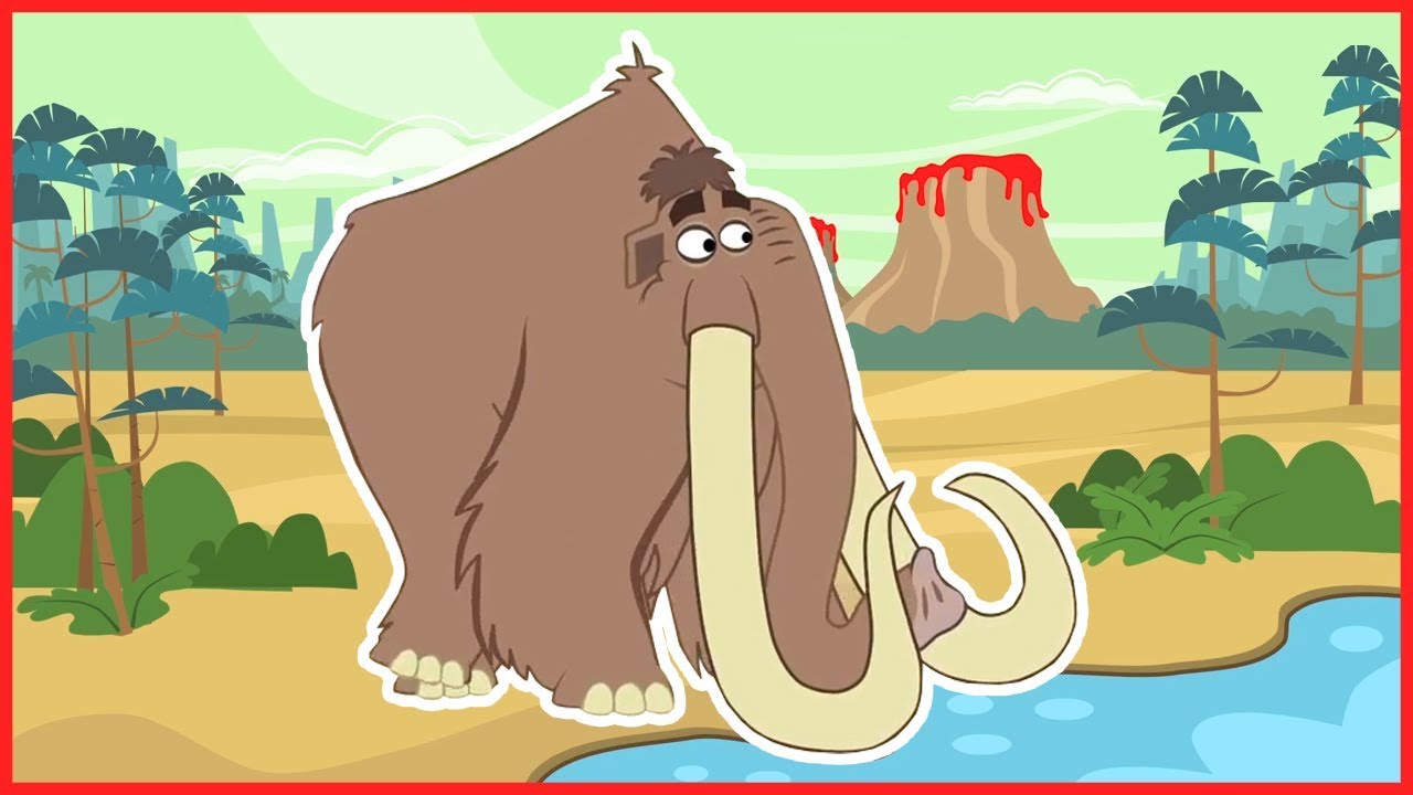 The Awesome Woolly Mammoth Dinosaur Song For Kids With Sing Along