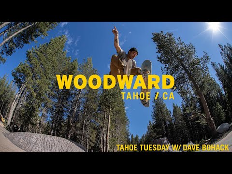 Pro Skater Dave Bohack Skates The Bunker &The Sierra Skatepark - Woodward Tahoe Tuesday