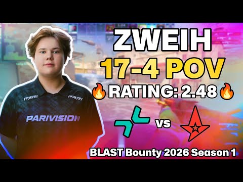 🔥 ZWEIH POV: DUST2 UNTOUCHABLE vs Astralis! | BLAST Bounty 2026 Season 1