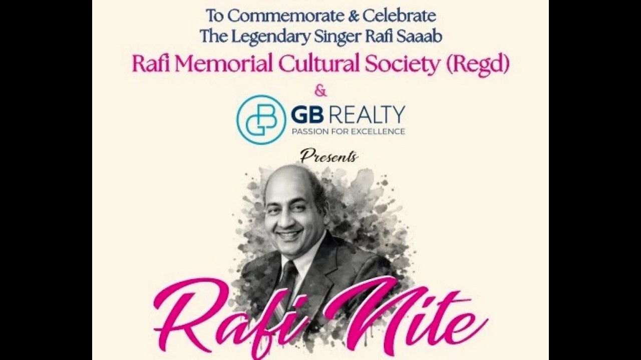'Rafi Nite' By Rafi Memorial Cultural Society & GB Reality II