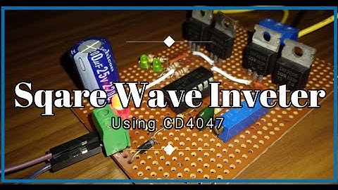 Simple Inverter using CD4047