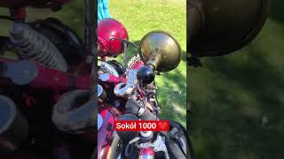 Sokół 1000 w trasie razem z WSK.#motor #prl #trip #muzeum #motocykl #unikat #poland #wsk #jazda #