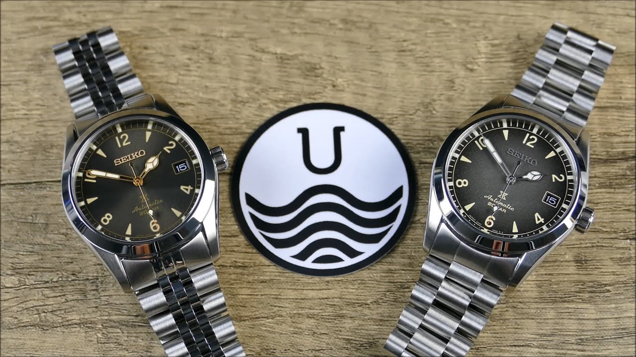 On the Wrist, from off the Cuff: Uncle Straps – Seiko Alpinist Jubilee & President  Bracelet Comparo - YouTube