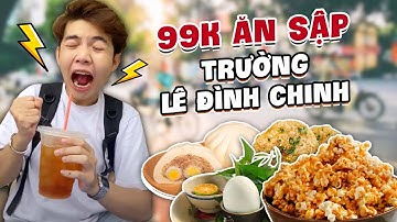 Thử Thách Cầm 99K Ăn Sập Trường Tiểu Học Lê Đình Chinh Và Cái Kết 😵‍💫| Quốc Halo