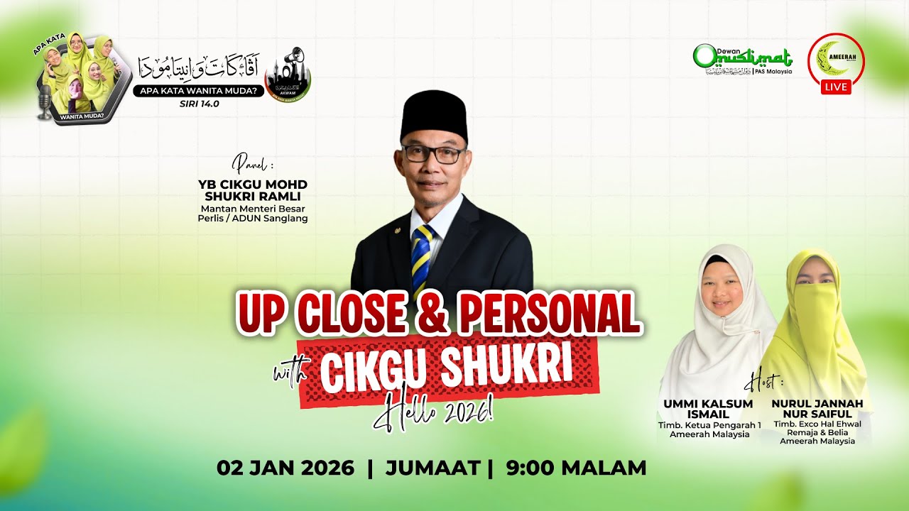 AKWAM 14.0: Up Close & Personal with Cikgu Shukri | Hello 2026!