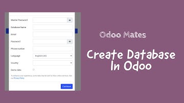 How To Create Database In Odoo 15 || Odoo 15 Database Management