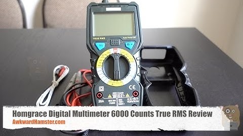 Homgrace Digital Multimeter 6000 Counts True RMS Review