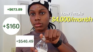 3 Online Jobs/side hustles to Make $4,000 Per MONTH! (I do ALL 3)