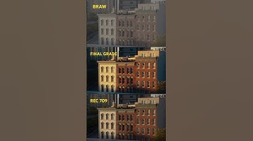 Colour grading process - Braw, rec709 and final grade. #colourgrading #davinciresolve