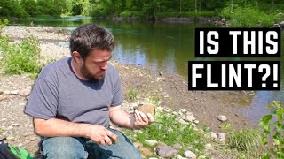 How to find Flint! - Flint Knapping Primitive Survival Skills - Episode 2: Travel Vlog