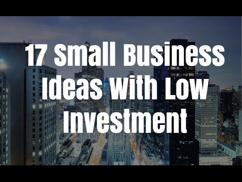 17 Small Business Ideas With Low Investment