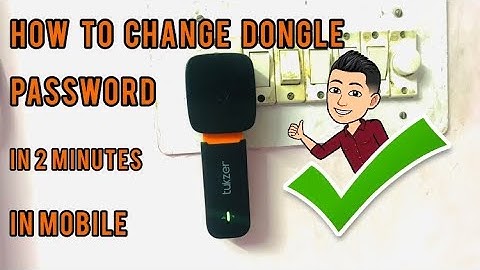 How to change dongle password 2025 | Reset dongle password in mobile |  Qualcomm chipset wifi dongle