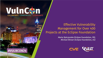 Effective Vulnerability Management for Over 400 Projects at the Eclipse Foundation