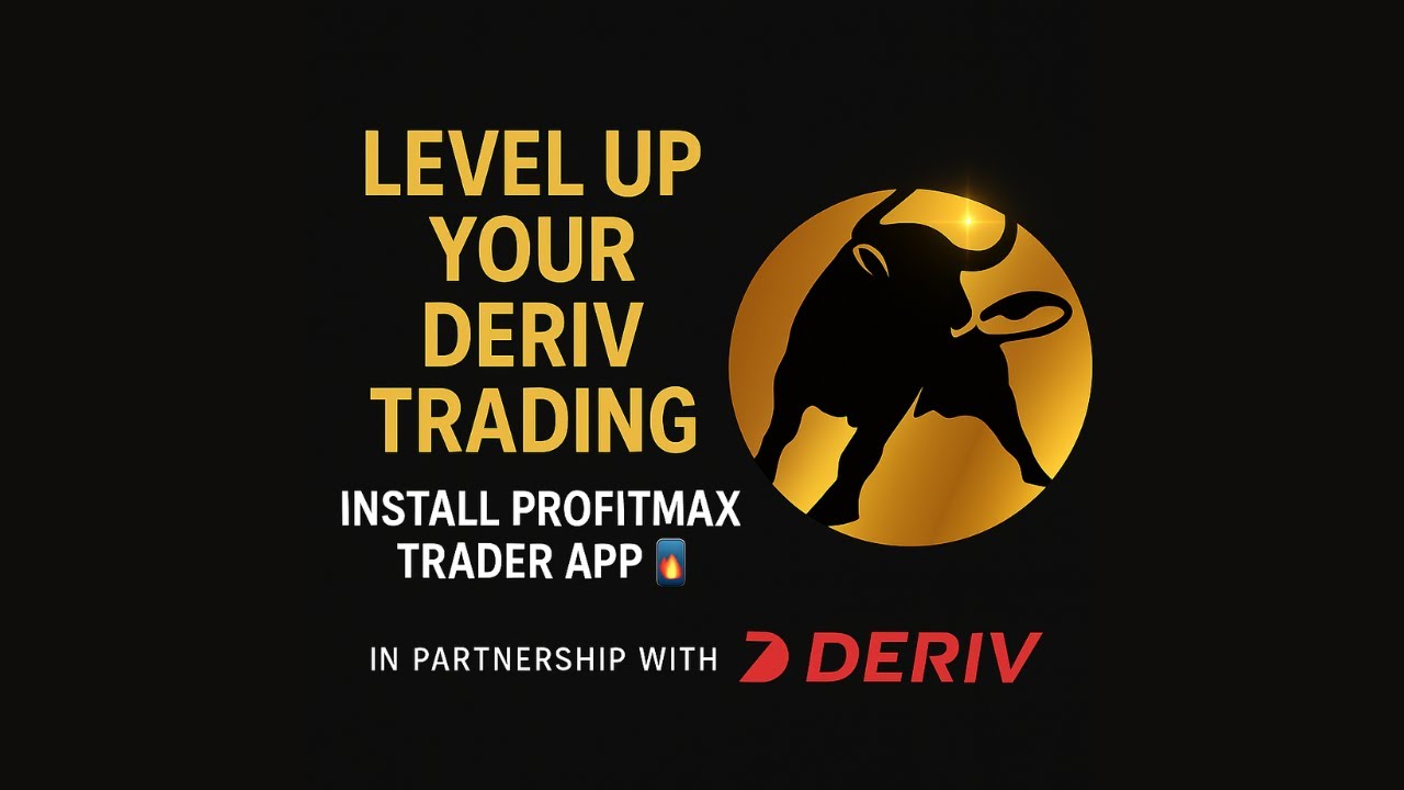 Level Up Your Deriv Trading — Install ProfitMax Trader App 📲🔥