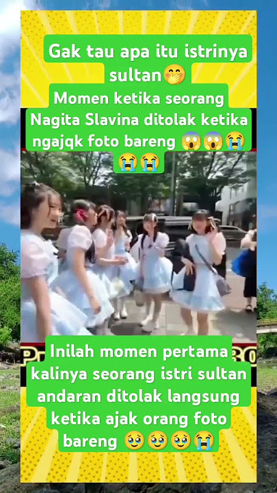 momen pertama kalinya seorang Nagita Slavina ditolak ketika ajak orang foto bareng 🥹 #shortsh #fyp