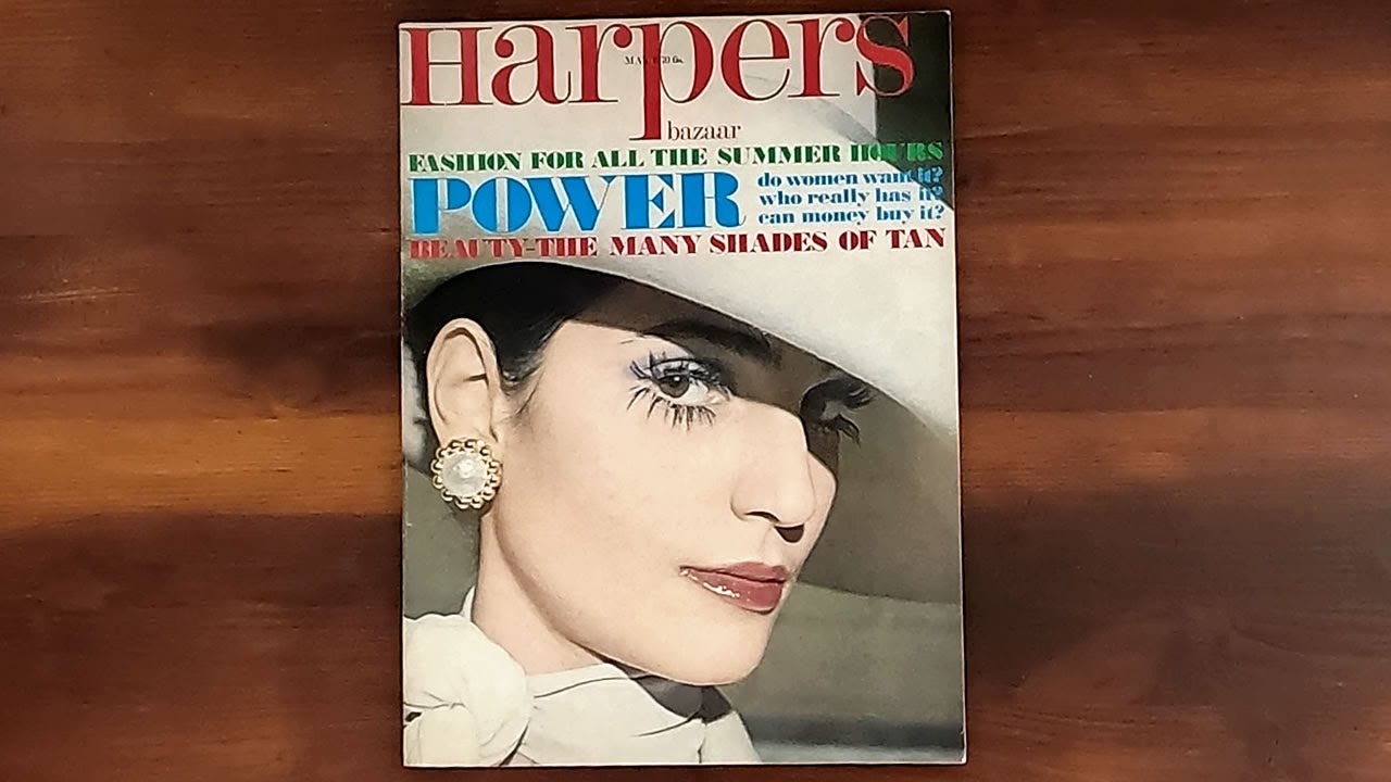 1970 May ASMR Magazine Flip Through: British Harper's Bazaar Benedetta Barzini