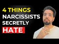 4 Things Narcissists Hate Secretly but pretend to love