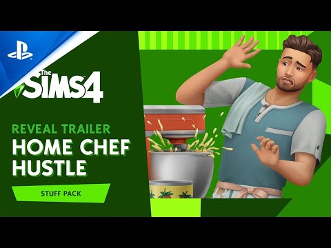 The Sims 4 Home Chef Hustle Stuff Pack Official Reveal Trailer PS5 PS4 Games