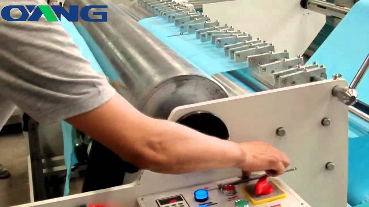 non woven fabric slitting machine installation video YouTube