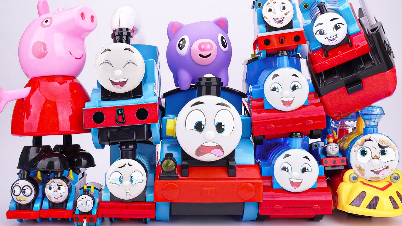 60 Minutes Satisfying with Unboxing Thomas & Friends blue & white