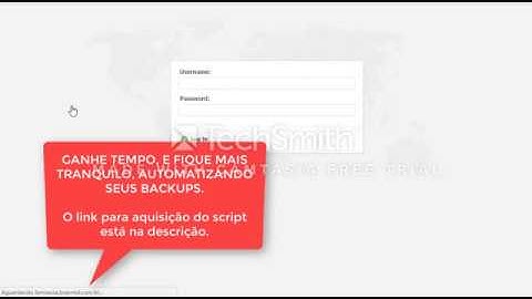 Script de backup automatizado para banco de dados MYSQL - PHP