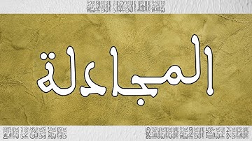 القرآن القارئ عبد الرحيم النابلسي سورة المجادلة 058