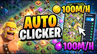 Coc Auto Clicker Script 2026 🚀 | Unlimited Gold & Elixir (100M/H Farm)