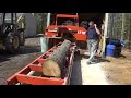 A better maple log for 4x4s, using the woodmizer sawmill.