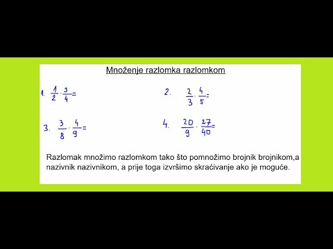 Video: Kako se pomnoži tronom s razlomkom?