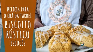 SCONE: como fazer o biscoito rústico da Escócia! Receita tradicional para um doce fácil e rápido