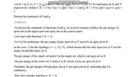 MTH634 - TOPOLOGY  ASSIGNMENT # 2 SOLUTION