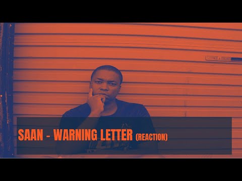 SAAN - Warning Letter #reaction #saan #warningletter