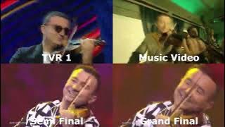 Zdob şi Zdub & Advahov Brothers - Trenuleţul (Eurovision 2022) || 4-Way Comparison