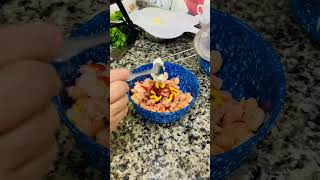 COMO HACER UNA DELICIOSA TOSTADA DE CAMARONES!!// ¡fácil y delicioso!