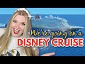 Were going on a disney cruise  trip announcement itinerary details  more
