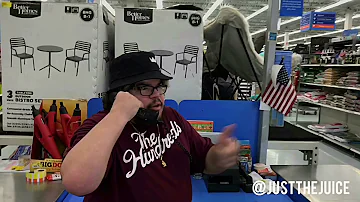 Just Juice - Dude Spits A Freestyle On Walmart Intercom!