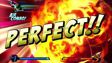 Marvel Vs. Capcom 3, Super Skrull, World Record! 7 PERFECTS in a single Arcade Mode ruun.