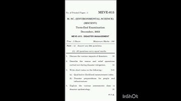 IGNOU/ MEVE-015 / TEE Dec. 2022 question paper/ like / share/ subscribe